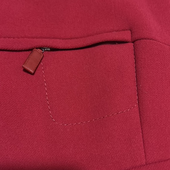 PRADA! Vintage Red strapless dress with front pocket. Size 44 - Picture 2 of 5